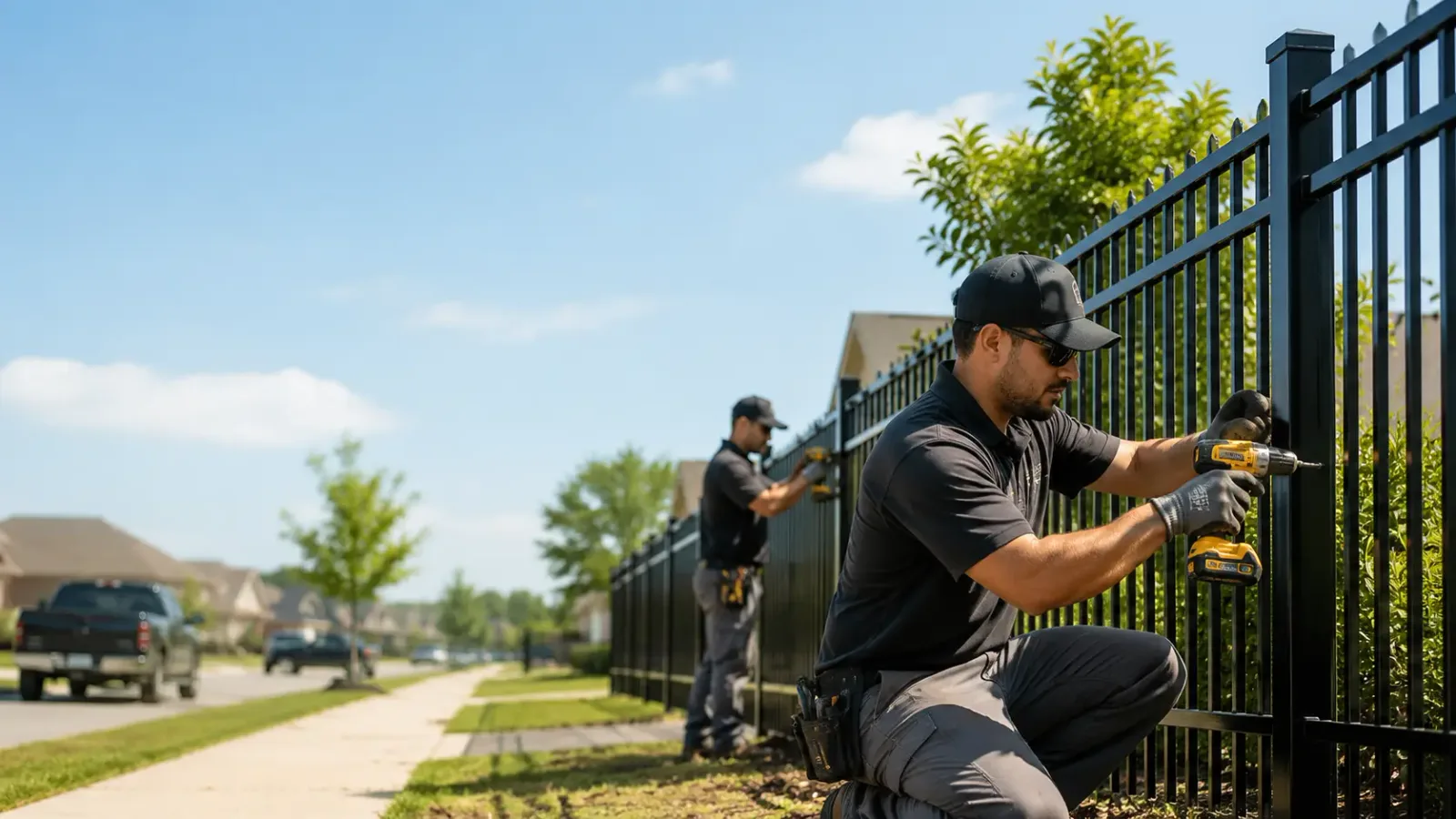 Metal Fence Installation in Fletcher, OH